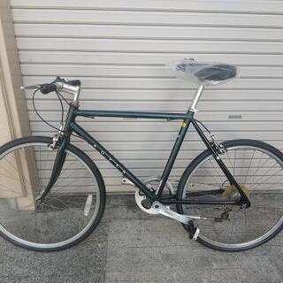 自転車店にて整備済み　タイヤ前後、グリップ、シート新品　ローバー　クロスバイク