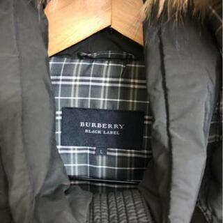 バーバリーブラックレーベル　Lブラック ダウンジャケット