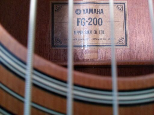 送料込み！ヤマハFG-200 グリーンラベル竹原ピストルさん同モデル