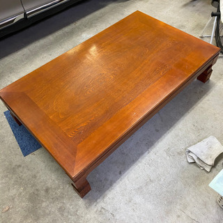 終了いたしました　木製　テーブル