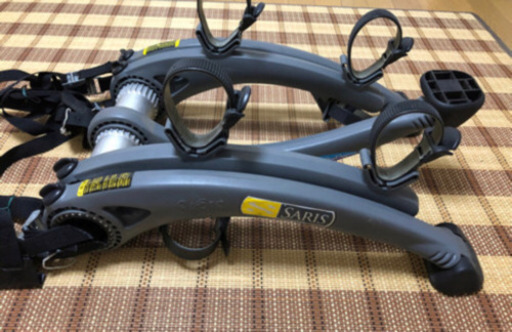 お渡し予定です。キャリア二本付き！車に外付けし自転車を運べます