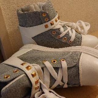 スニーカーレディース 高校生 中学生 ドラえもん 山本の靴 スニーカー の中古あげます 譲ります ジモティーで不用品の処分