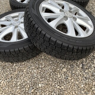 155/65R14 ダンロップスタッドレスタイヤ＋アルミ 4本セット