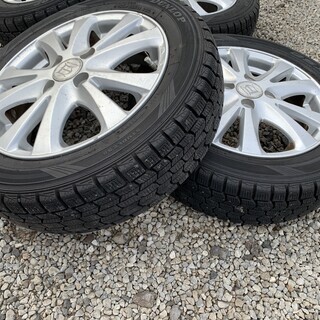 155/65R14 ダンロップスタッドレスタイヤ＋アルミ 4本セット