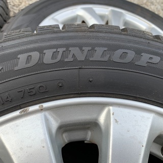 155/65R14 ダンロップスタッドレスタイヤ＋アルミ 4本セット