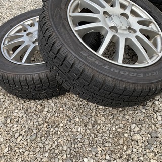 ■美品■ スタッドレスタイヤ・アルミホイール 155/65R13 ■4本セット■ 社外13インチ アルミホイール 155/65R13 スタッドレスタイヤ 4本セット