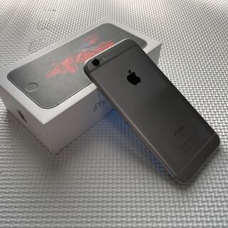 iPhone6s　スペースグレイ　128GB　ドコモ SIMロッ...
