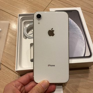 ソフトバンク　iPhone XR ホワイト　値下げします！