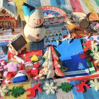 クリスマス お菓子の家 スイーツ パッチワーク 樹脂 粘土 家 ...