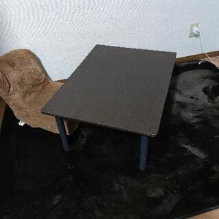 ほほ新品!ニトリのローテーブル & カーペットと座椅子