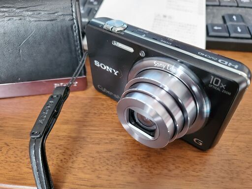 【受け渡し後直ぐに使える❗ＳＤカード4GB付】美品 SONY ソニー Cyber-shot DSC-WX170 デジタルカメラ デジカメ　ソフトキャリングケース LCSーTWN付