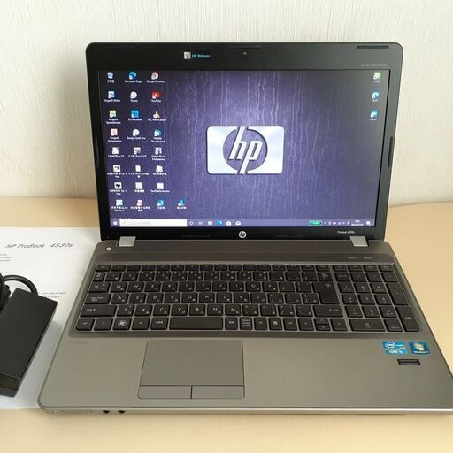 【取引中です】☆core i5＋SSDで快適☆  HP  ProBook　カメラ内蔵　Wi-Fi  Bluetuth  マルチ　15インチ　Windows10　美品　②