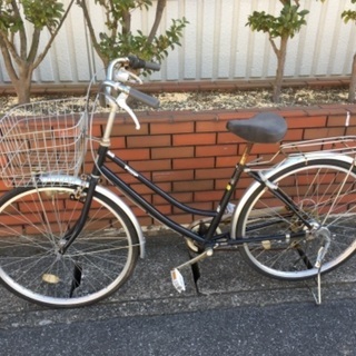 chariyoshy出品)26インチブラック 6段ギア付き