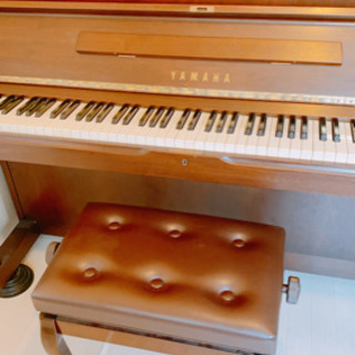 YAMAHA猫足ブラウン木製アップライトピアノ☆中古