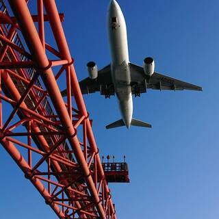 プレジャーボートで行く東京湾沖の羽田空港近くでの飛行機撮影会（ク...