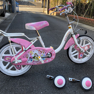 【ネット決済】ディズニープリンセス ブリジストン 自転車 16インチ