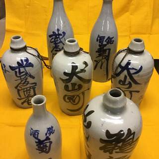 値下げ！　酒壺/インテリア/アンティ－ク/和雑貨/骨董品/陶器/...