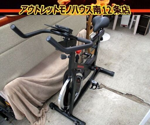 エアロバイク スピンバイク INDOOR BICYCLE 静音設計 XM16 レッド×ブラック JOROTO 札幌市 中央区