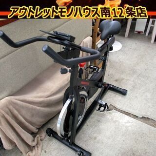エアロバイク スピンバイク INDOOR BICYCLE 静音設計 XM16 レッド×ブラック JOROTO 札幌市 中央区