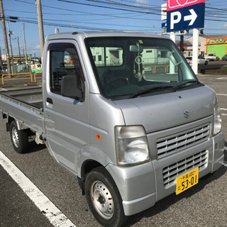 軽トラ　スズキ　キャリィ　エアコン　パワーステ　H25年　車検あり