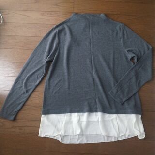 【新品】レディース 薄手セーター Sサイズ グレー a.v.v ...