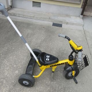 HUMMER(ハマー) 幼児/子供用三輪車 【手押し棒/前カゴ付き】 HUMMER(ハマー) 幼児/子供用三輪車 【手押し棒/前カゴ付き】
