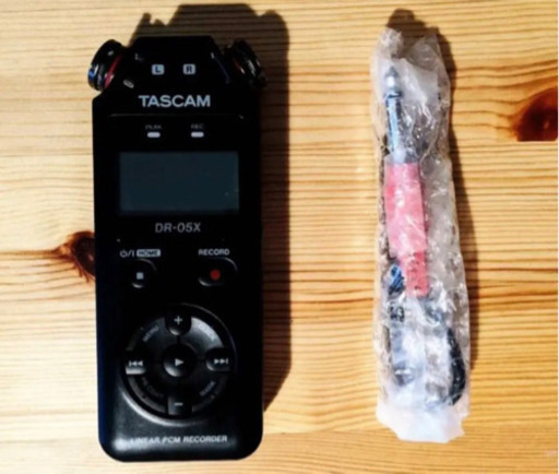 TASCAM レコーダー DR05X コネクタ付属