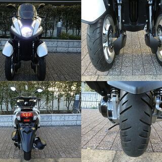 ★ワイドトレッド普通免許仕様トリシティ125『走行3,655km』LEDヘッドライト★東京/大田区【下取OK】