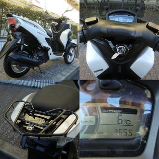 ★ワイドトレッド普通免許仕様トリシティ125『走行3,655km』LEDヘッドライト★東京/大田区【下取OK】