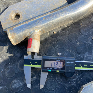 シラスウナギ採捕船の水銀灯アーム