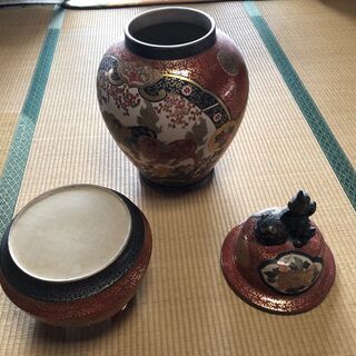 伊万里焼、色絵特大沈香壺。   通販