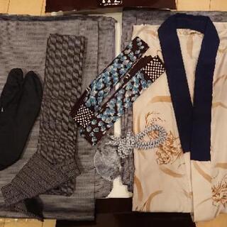 売切御礼】メンズ着物一式 (一回着用)