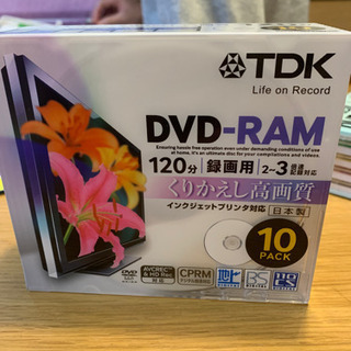 新品未使用　国産　DVD-RAM TDK