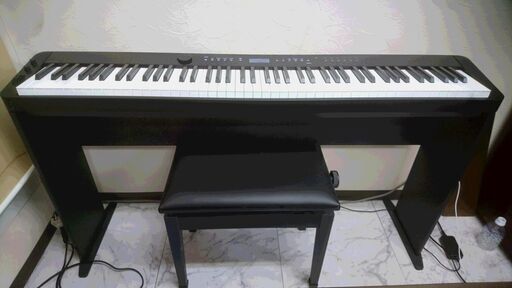 電子ピアノ CASIO カシオ privia プリヴィア PX-S3000BK 2019製 動作品 ※譜面立て無し
