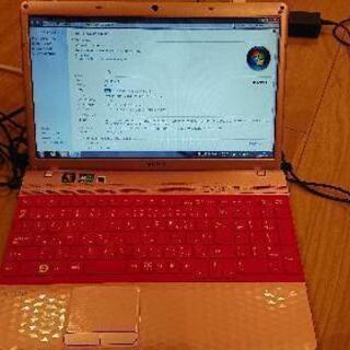 【ネット決済・配送可】SONY VAIO(ピンク)