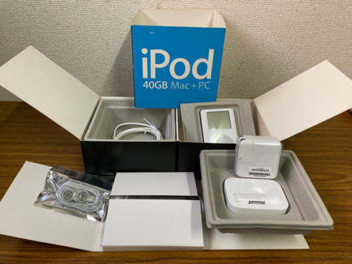 ★未使用　極美品　完品　Apple ipod 40GB HDD 第4世代 A1059 M9268J★