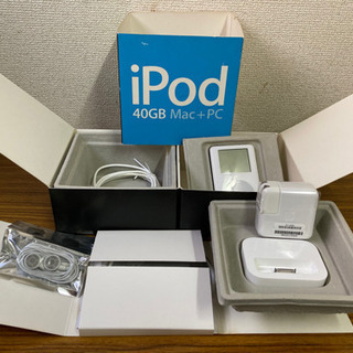 ★未使用　極美品　完品　Apple ipod 40GB HDD ...