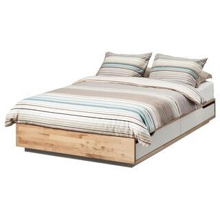 IKEA セミダブル MALDAL (ベッドフレーム+マットレス)