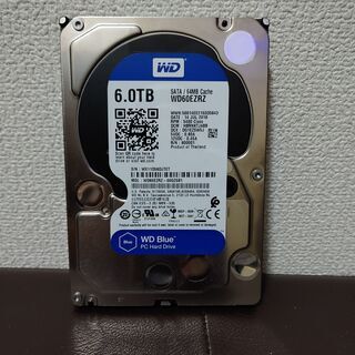 WD60EZRZ　6TB HDD　①