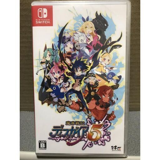 郵送可！　Nintendo Switch 魔界戦記ディスガイア5 新品未開封