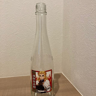 鬼滅の刃　煉獄杏寿郎ラベルのシャンメリー　空き瓶
