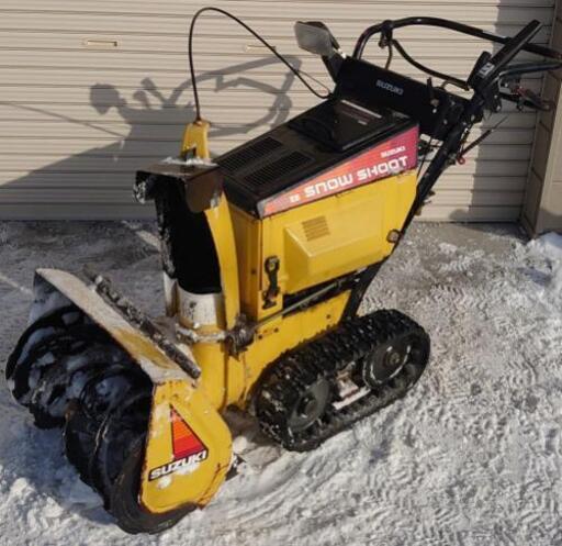 ☆スズキ SS555ES 確認動画有 5馬力 セルOK 除雪機☆