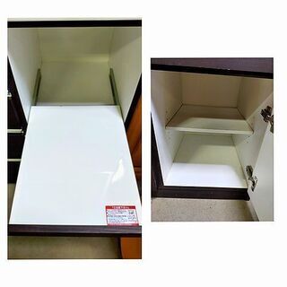 【リサイクルストアスターズ城西店】大型レンジボード　ブラウン