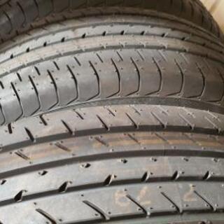 値下げ！！【ほぼ新品！走行20km！表面トゲ有有】225/60R17 ブルー