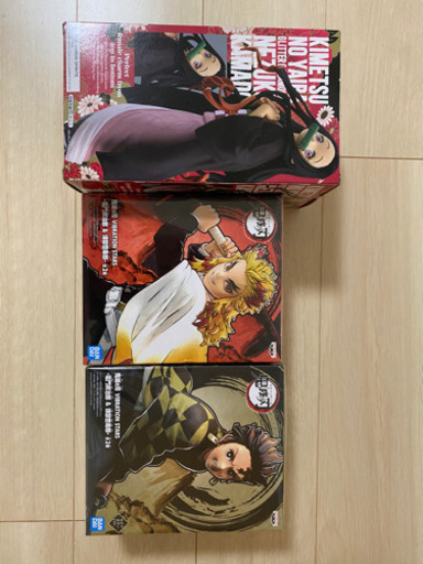 鬼滅の刃フィギィア　竈門 炭治郎　煉獄 杏寿郎　竈門 禰豆子
