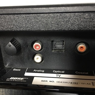 Bose(solo 15 TV sound system) サウンドバー？