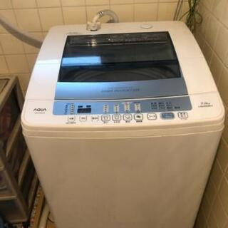 【受け渡し予定者決定】洗濯機AQUA7.0kg