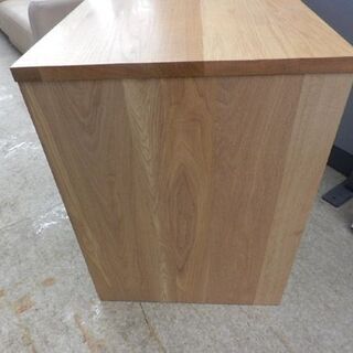 無垢材デスク オーク材 ナチュラル 机 幅1100㎜×奥行520㎜×高