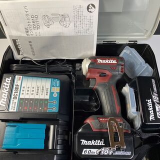中古・超美品】マキタ 充電式インパクトドライバ 18VTD171DGX/AR