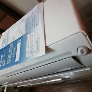 (2)エアコン工事は安心の電気工事士にお任せ♪使用期間6ヶ月！高年式ハイスぺック機種！工事付き！保証付き！配送込！取り外し無料！エリア限定